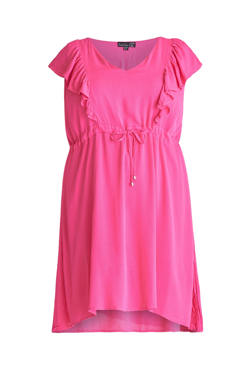 23361 Jurk Uni | Pink