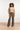 23514 Dames Wijde Rechte Broek | Black - Sand