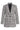 23516 Dames Pied De Poule Fitted Blazer | Black White - Brown