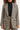 23516 Dames Pied De Poule Fitted Blazer | Black White - Brown