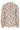 23530 Dames Chique V-Hals Top Met Neutrale Tribal Print | Off White - Muticolour