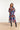 23549 Rijke Wrap Maxi Jurk | Purple - Muticolour