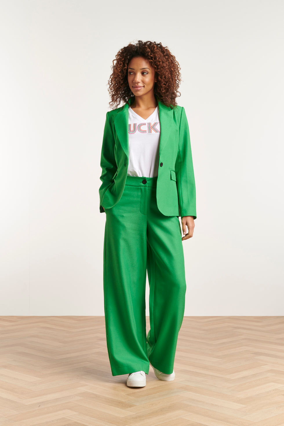 23573 Trendy Blazerfel | Green