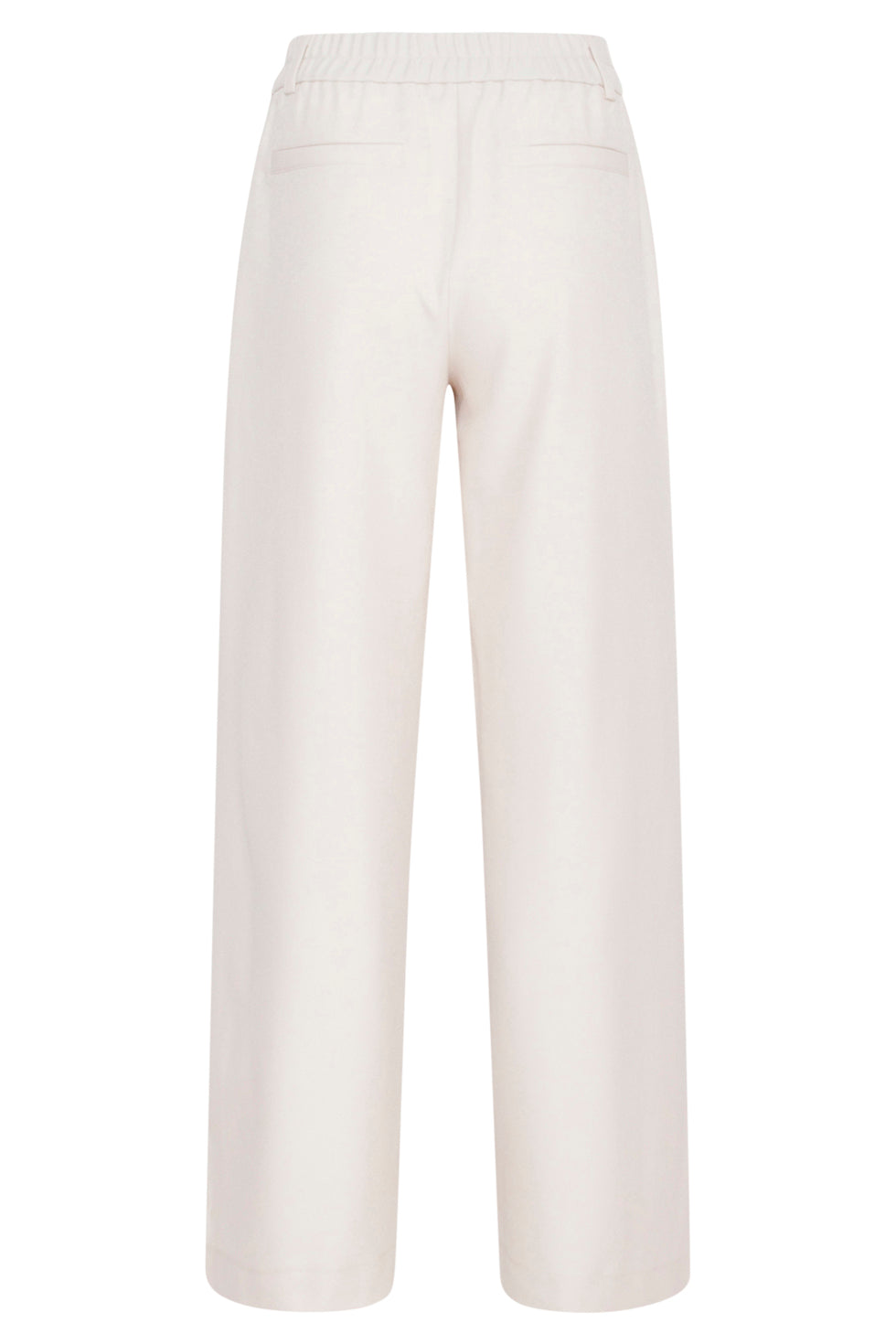 23574 Stijlvolle Wijde BroekOff White | Sand
