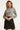 23576 Stijlvol Geruit Turtleneck Top- | Black White