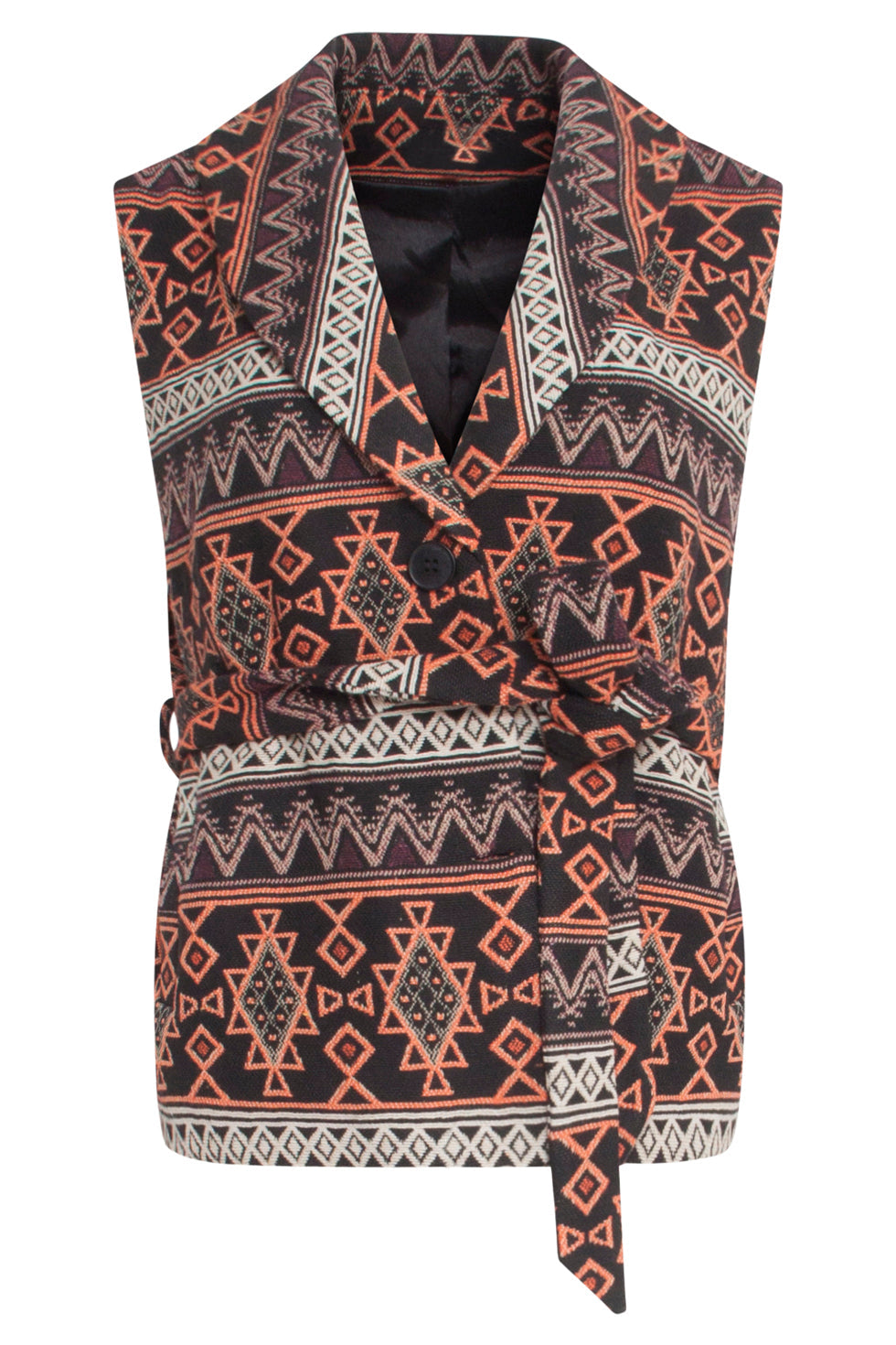 23591 Tribaal Vest Met Riem | Muticolour