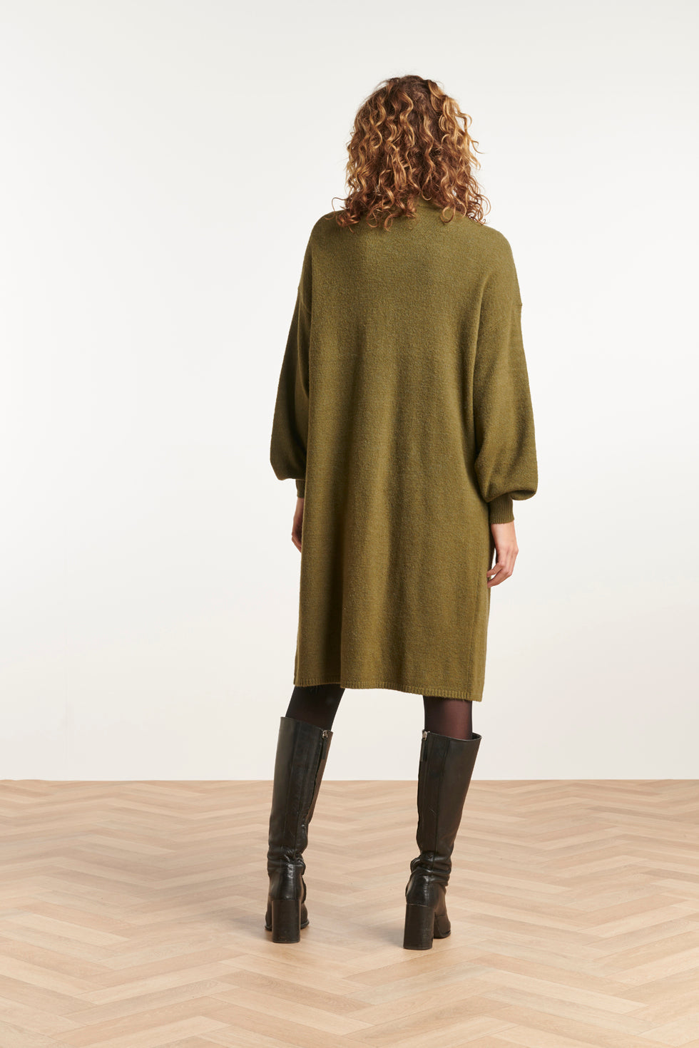 23594 Stijlvolle Oversized Cardiganarmy Green | Army