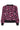23598 Animal Print Gebreide Top Met Pofmouwen | Black - Fuchsia