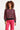 23598 Animal Print Gebreide Top Met Pofmouwen | Black - Fuchsia