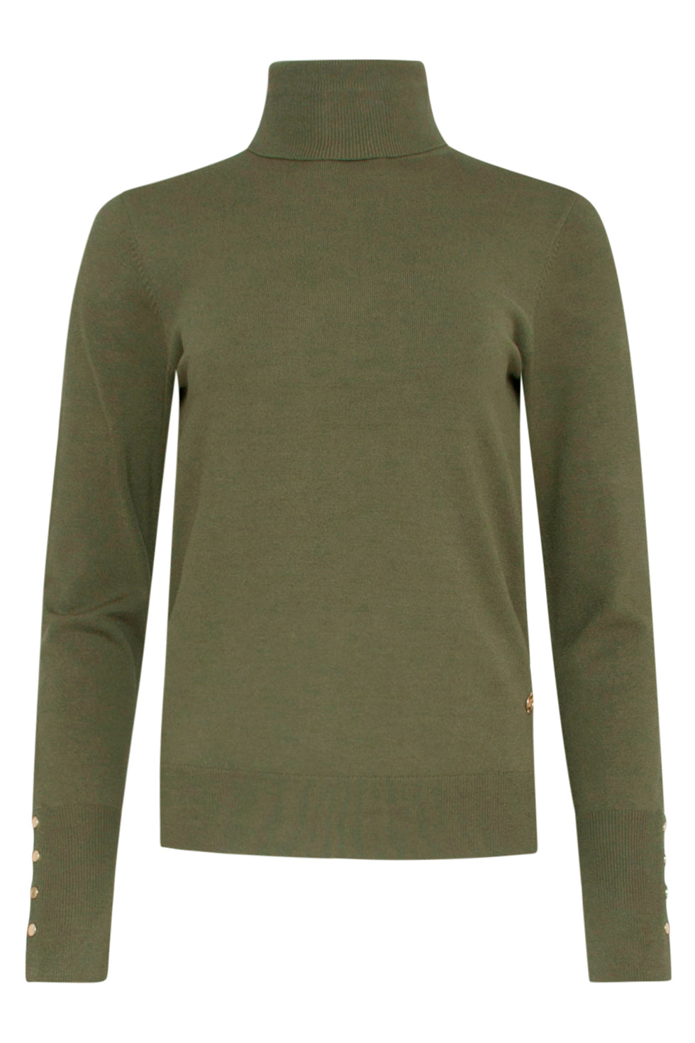 23600 Basic Army Green Turtleneck | Army