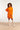 23603 Oversized Coltrui Jurk Met Pofmouwengedurfd | Orange