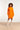 23603 Oversized Coltrui Jurk Met Pofmouwengedurfd | Orange