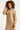 23606 Casual Gebreide Jurk Met Chique Kraag | Sand