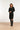 23606 Casual Gebreide Jurk Met Chique Kraag | Black