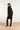 23606 Casual Gebreide Jurk Met Chique Kraag | Black