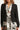 23608 Open Dikke Rib Gebreide Cardigan | Black