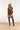 23609 Trendige gerippte Strickweste, Army Green | Army