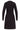 23614 e FitFlared Gebreide Korte Jurk | Black