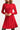 23614 FitFlared Gebreide Korte Jurk | Red