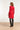 23614 FitFlared Gebreide Korte Jurk | Red