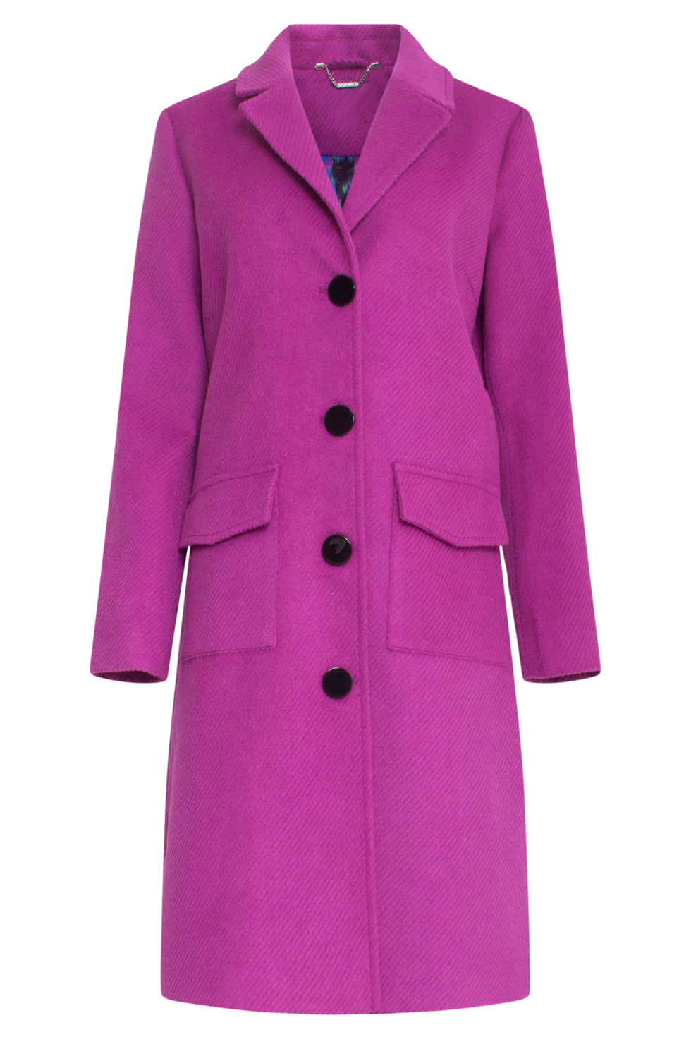 23618 Paars Getailleerd Lang Damesjas | Purple