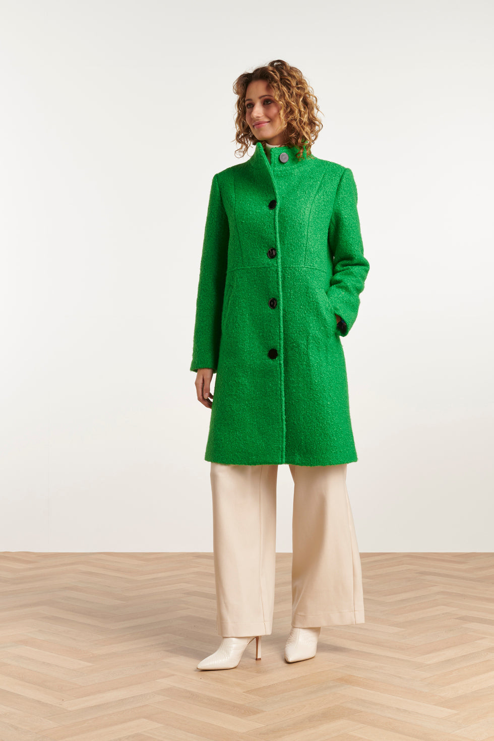 23624 Boucle Damesjas | Green