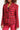23626 Kort Damesjas Met Pied-De-Poule Print | Red - Muticolour