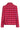 23626 Kort Damesjas Met Pied-De-Poule Print | Red - Muticolour