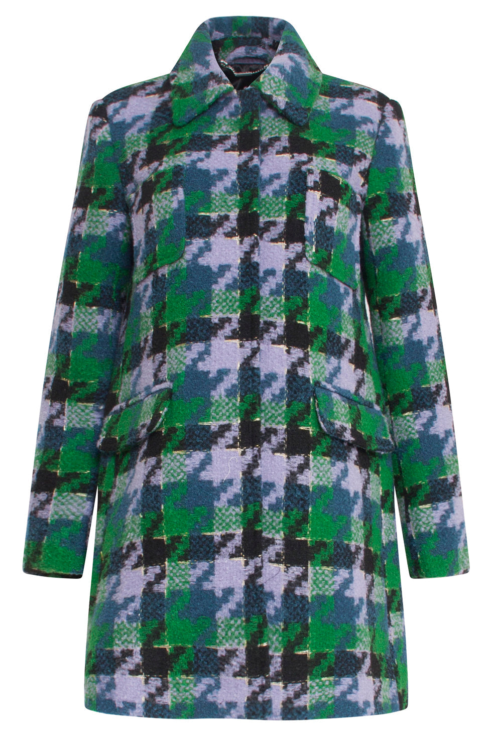 23633 DamesjasMulti Pied-De-Poule Print | Muticolour