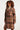 23636 Damesjas Met Evleugje Checkered Print | Brown - Muticolour