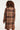 23636 Damesjas Met Evleugje Checkered Print | Brown - Muticolour