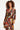 23651 Dames Jurk Met Grafisch Print | Brown - Muticolour