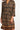 23658 Dames Jurk Met Tribal Printe | Black - Brown