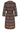 23658 Dames Jurk Met Tribal Printe | Black - Brown