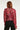 V-Ausschnitt-Top mit Tierprint fuchsia | Fuchsia - Schwarz