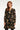 23762-999-025 e Bloemenprint V-Hals Jurk Voor Dames | Black - Gold