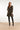 23762-999-025 e Bloemenprint V-Hals Jurk Voor Dames | Black - Gold
