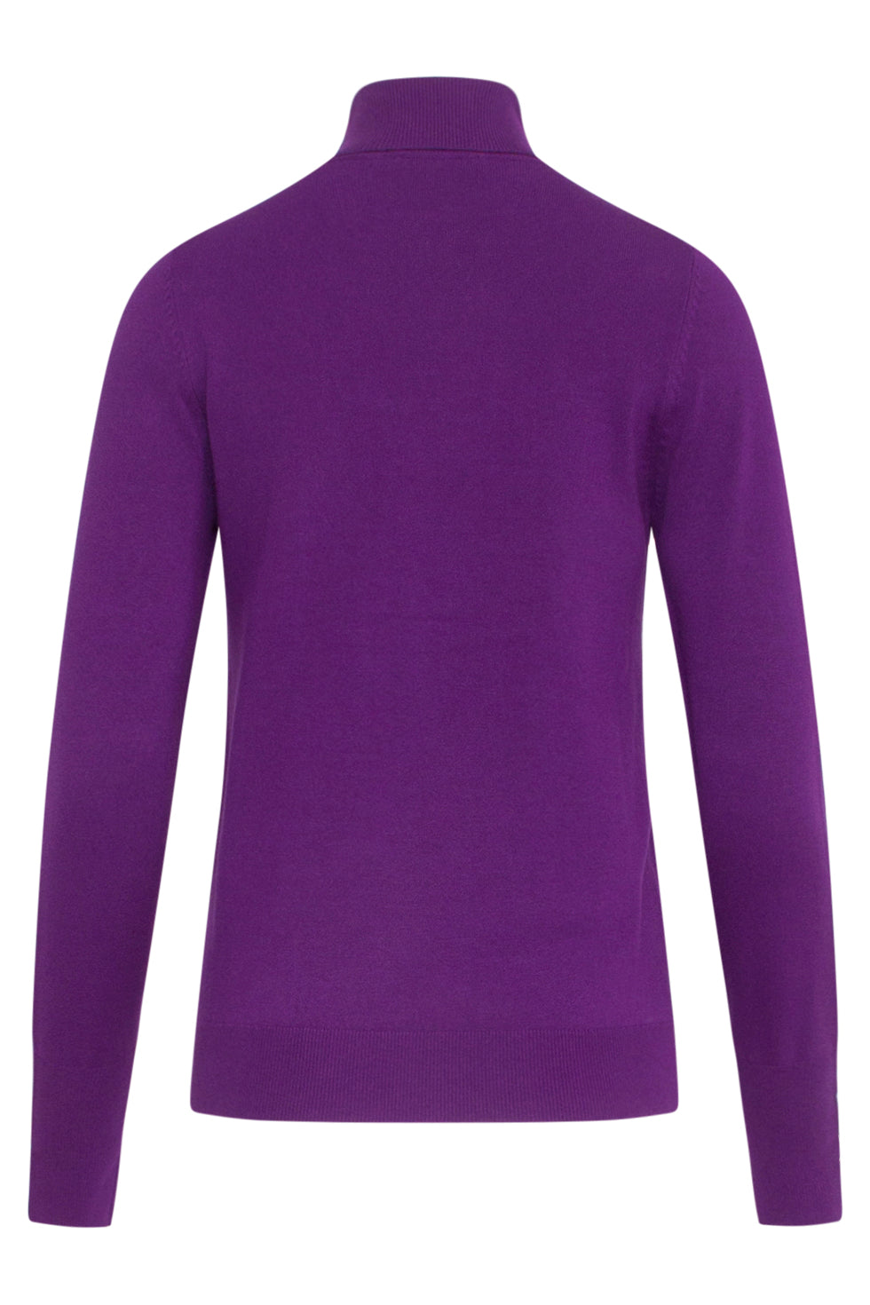 23837 Paarse Turtle Neck Top | Purple