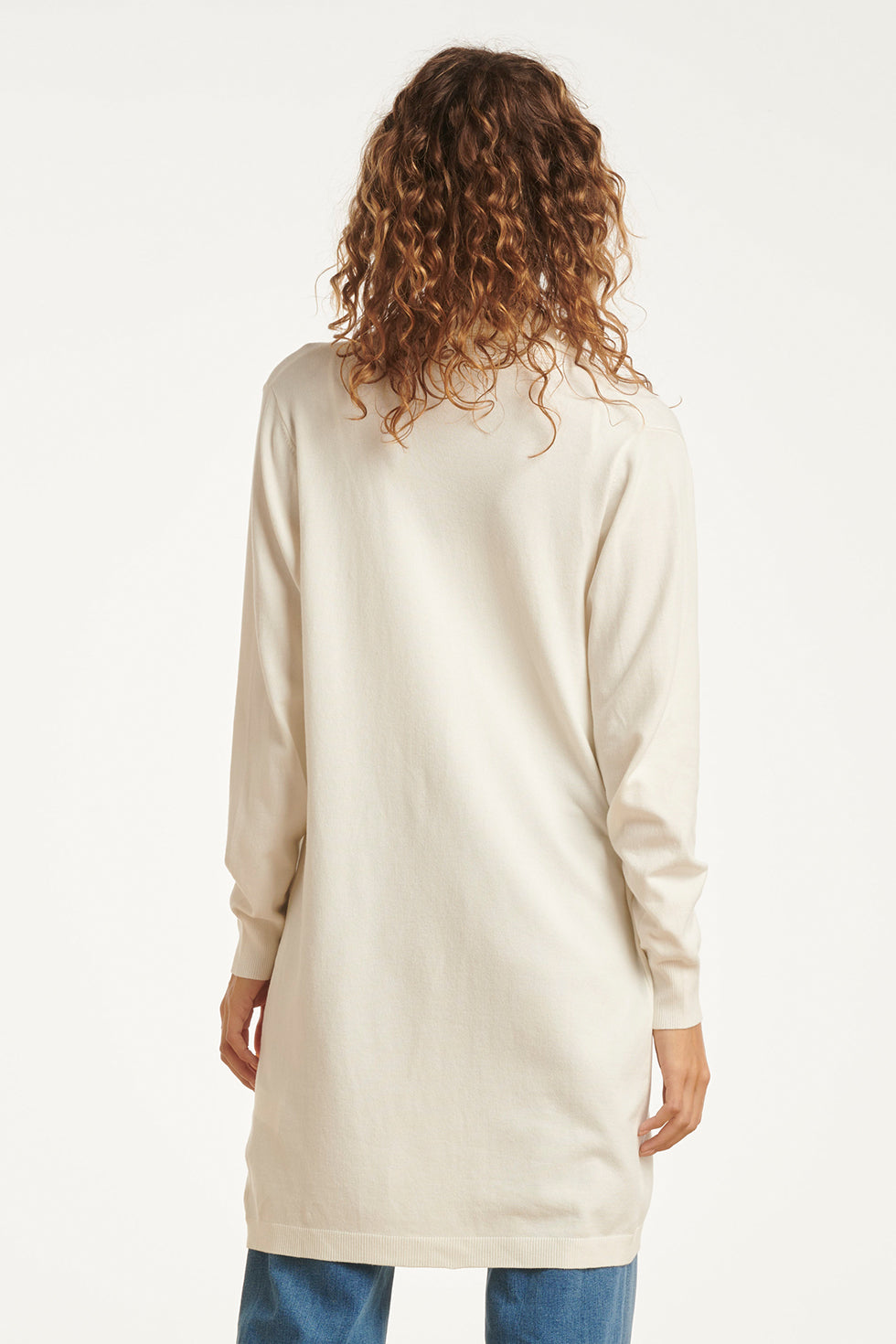 23850 Herfst/Winter Gebreid Viscose Vest | Off White