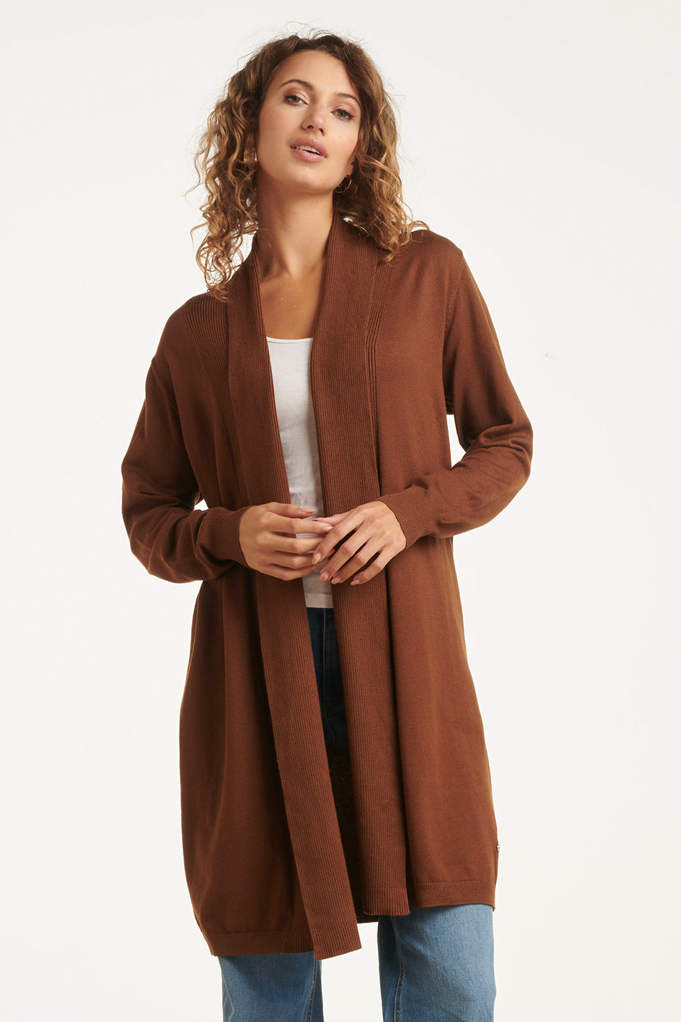 23850 Herfst/Winter Gebreid Viscose Vest | Off White