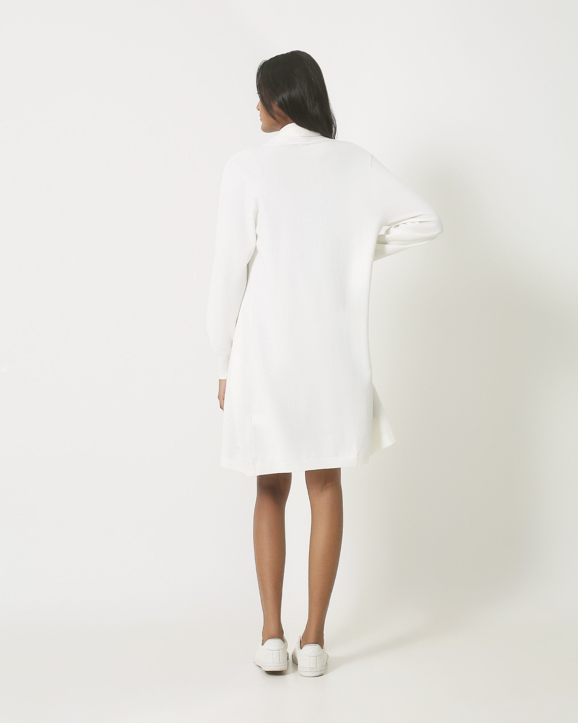 23850 Herfst/Winter Gebreid Viscose Vest | Off White