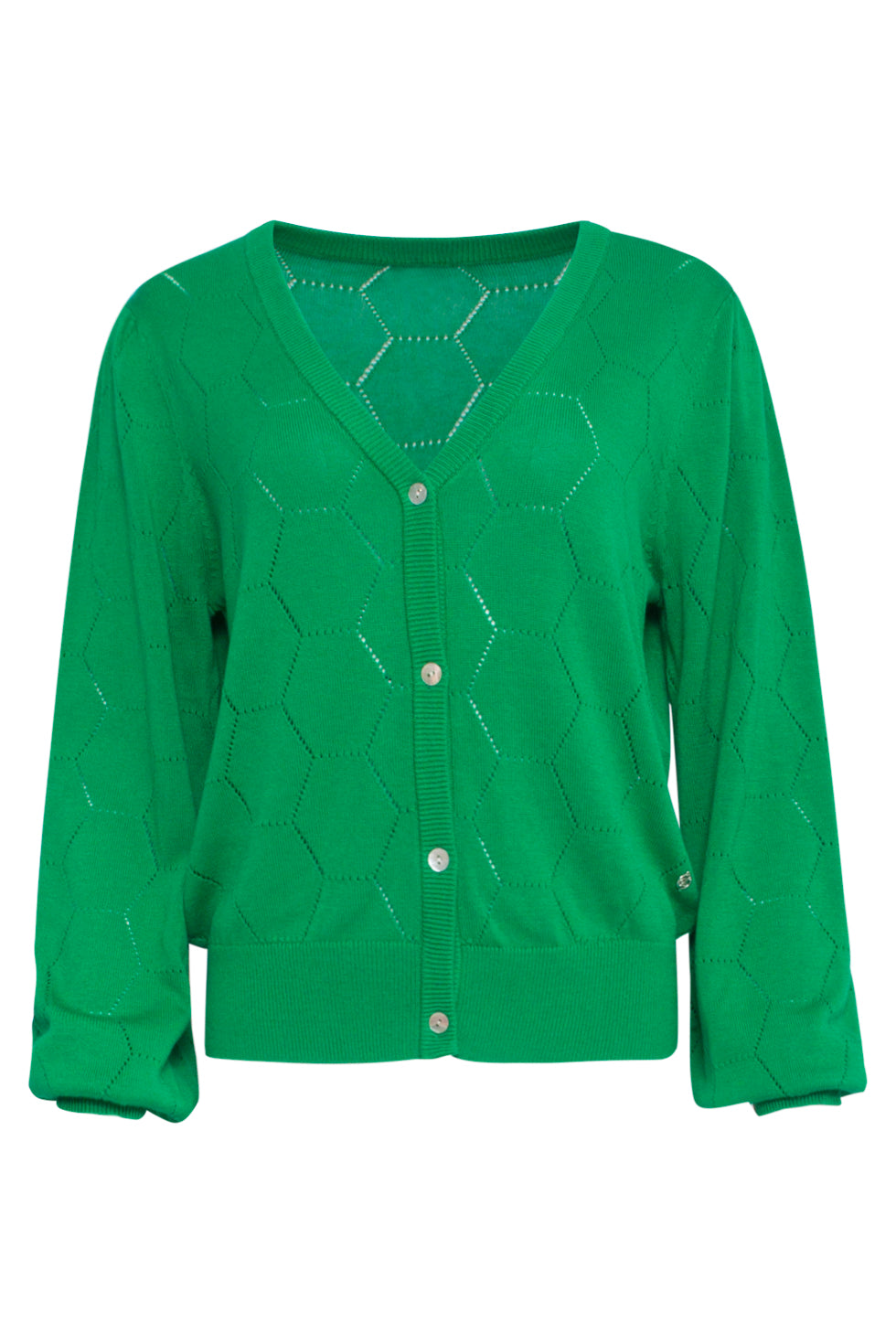 23851 Loose Fit Cardigan | Green