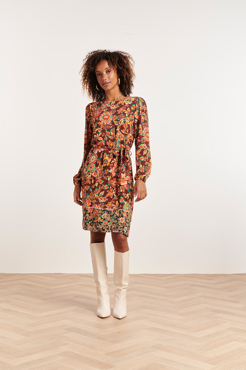 23869 DamesjurkBloemenprin | Muticolour