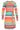 23895-250-998 Multi Zigzag Jurk | Orange - Muticolour