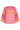 24004 Retro Print V-Hals Top Met Ballonmouw | Pink - Muticolour