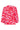 24007 Bloemen Barok Losvallende Top Met Ballonmouwen | Pink - Red