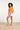 24017 Polka Dot Chiffon Top | Orange - Pink