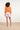 24017 Polka Dot Chiffon Top | Orange - Pink