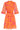 24024 V-Hals Chiffon Jurk Met Ballonmouwen | Orange - Fuchsia