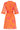 24024 V-Hals Chiffon Jurk Met Ballonmouwen | Orange - Fuchsia